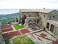 Excavations at the old papal residency atop de Rocca dei Papi, Montefiascone, one of the possible locations of the Fanum Voltumnae.