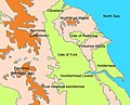 Image 21The natural sub-regions of Yorkshire (from History of Yorkshire)