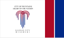 Former flag of Kansas City, Missouri, USA (1992-1995)