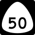 Hawaii Route 50 marker