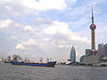 Pudong z rzeki Huangpu