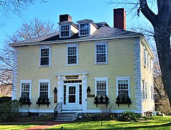 The Soule-Seabury Mansion in the Tiverton Four Corners Historic District