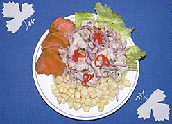 Ceviche de pescado