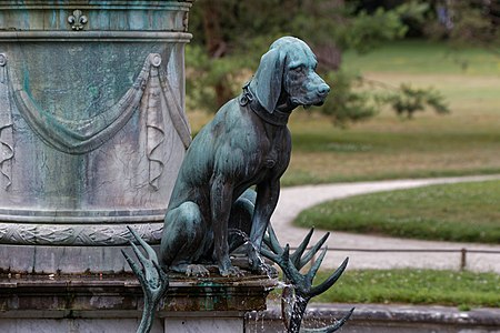 Statue at the Fountain of Diana