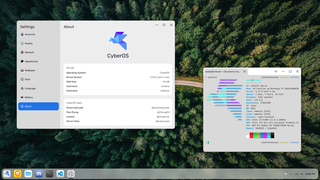 CyberOS desktop