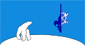 Flag of the Franco-Tenois, Northwest Territories, Canada