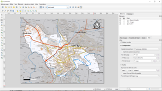 Інтерфейс вільної АКС QGIS