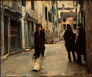 Venesiyada bir küçə, 1882, Milli İncəsənət Qaereyası, Vaşinqton.