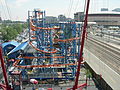 An overview of Soarin' Eagle's layout when it was located at Elitch Gardens