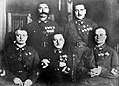 Image 13Five Marshals of the Soviet Union in 1935. Only two of them—Budyonny and Voroshilov—survived the Great Purge. Blyukher, Yegorov and Tukhachevsky were executed. (from Soviet Union)