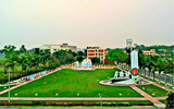 Aerial view of the Bangabandhu Sheikh Mujibur Rahman Agricultural University in Gazipur