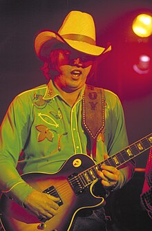 Toy Caldwell during a 1974 concert.