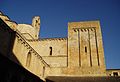 Side of the Cathedral of St. Justus of Urgell, Spain.