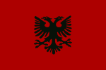 Flagga för Albanska Republiken (1920–1926).