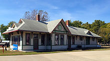 1894 Missouri, Kansas & Texas Railway Depot (2015)