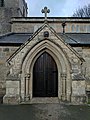 Entrance St. Andrew's Church, Skegby