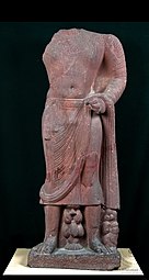 Kanishka I: Kosambi Bodhisattva, inscribed "Year 2 of Kanishka" (AD 129).[119]