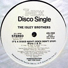 Promotional 12" Single label