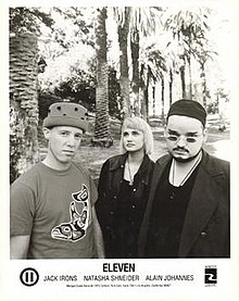 Right to left: Alain Johannes, Natasha Shneider, Jack Irons.