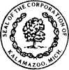 Official seal of Kalamazoo, Michigan