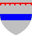 Arms of Saer de Quincy, 1st Earl of Winchester: Argent, a fess azure, a label of seven points gules