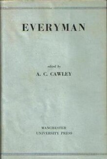 First edition cover of Everyman, which Cawley edited