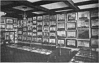 Peabody Museum Marine Room, circa 1920