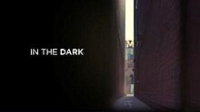 Series title on a background of a dark alley