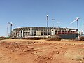 Construction work in progress at Soccer City in May 2008