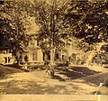 Hillside in the 1890s after it was sold to William Hogg. Photo shows Mrs. May Hogg and Mrs. William C. Marble