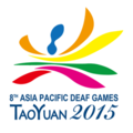 Logo of the 2015 Asia Pacific Deaf Games[29]