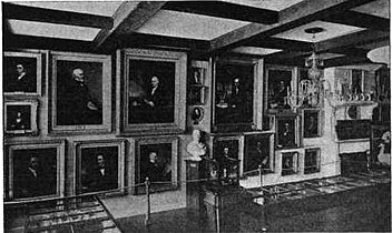 Peabody Museum Marine Room, circa 1920