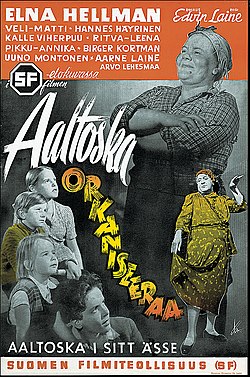 Elokuvan juliste, Eka Karppanen, 1949.