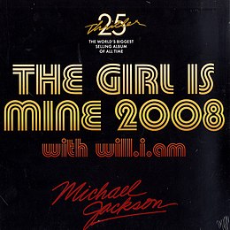 Singlen ”The Girl Is Mine 2008” kansikuva