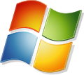 Logo de Windows de 2005 à 2012. Sur Windows Vista et Windows 7.