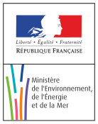 Logo du ministère de l'Environnement, de l'Énergie et de la Mer en 2016-2017.