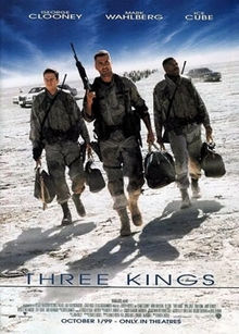 Poster tayangan pawagam filem Three Kings, 1999