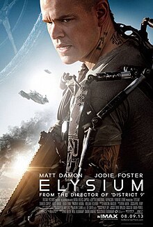 Afișul filmului Elysium (film) din 2013