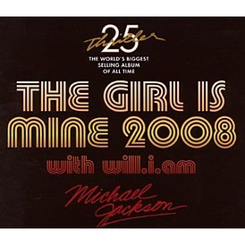 Обложка сингла Майкла Джексона и will.i.am «The Girl Is Mine 2008» ()