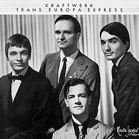 Обложка альбома Kraftwerk «Trans Europa Express» (1977)