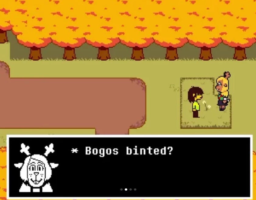 bogos binted deltarune remake