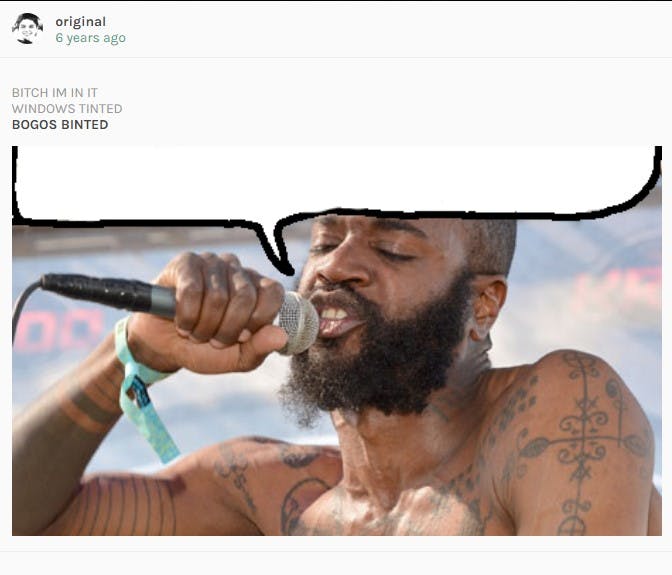 bogos binted death grips meme