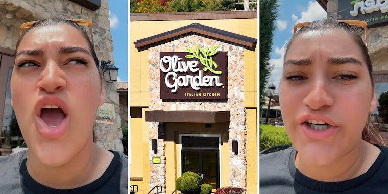 Customer says Olive Garden manager retaliated against her because she used to work there