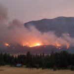 wildfire in washington's methow valley