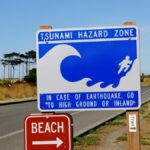 tsunami evacuation sign