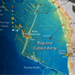 map of Juan de Fuca plate