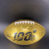 PCC - Dolphins Dan Marino Signed NFL 100 Gold Football