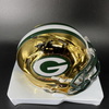 NFL - Packers MarShawn Lloyd Signed Chrome Mini Helmet