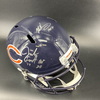 HOF - Chicago Multi Signed Replica Speed Helmet Signed by Mike Singletary and Jimbo Covert