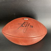 Packers - Aaron Jones Signed Authentic Football with STS And Packers Logo